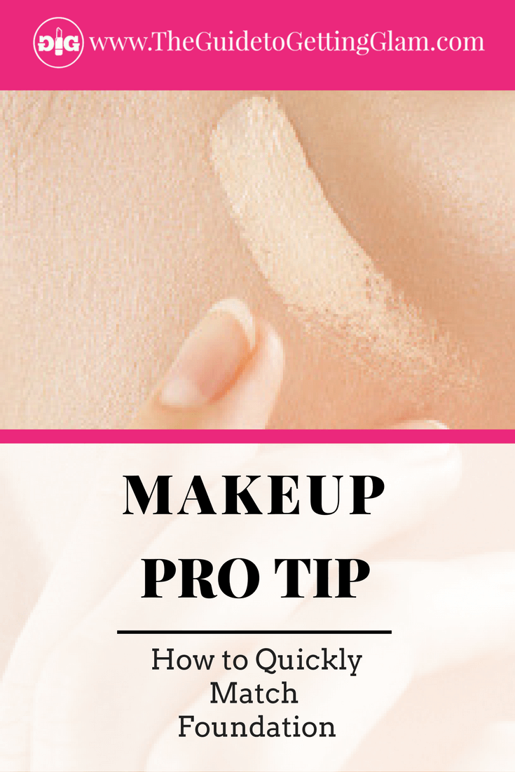 Makeup Pro Tip How to Quickly Match Foundation. Get pro makeup artist tips on how to match the right shade of foundation for your skin when you are on the go.