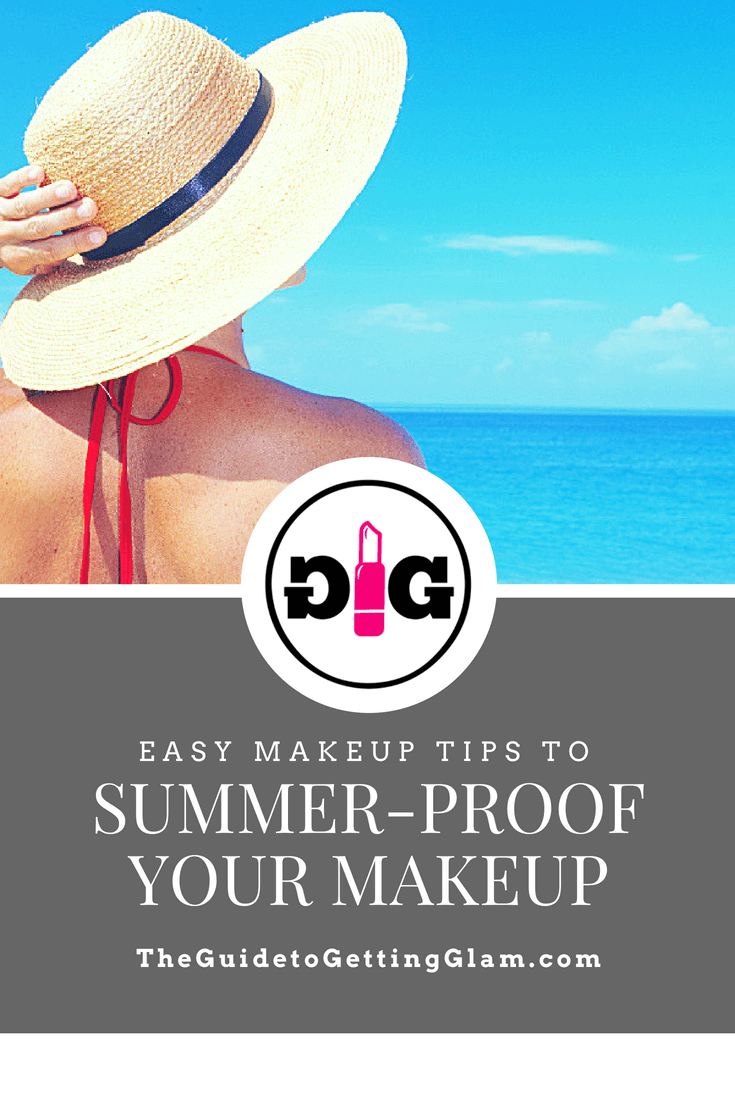 Easy Makeup Tips to Summerproof Your Makeup. Click to read these summer makeup tips to help you find the best sweatproof makeup for oily skin. Learn the best ways to keep makeup from sliding off your skin in the summer heat!