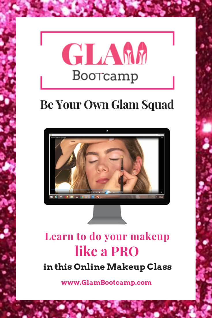 Glam Bootcamp Online Makeup Class Learn how to do your makeup like a Pro with easy, step by step instructions in this online makeup class #makeuptips #makeuptutorial