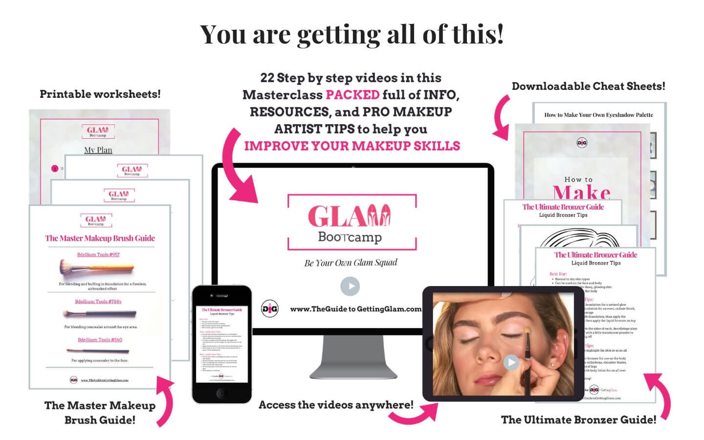 Online Makeup Class- Glam Bootcamp